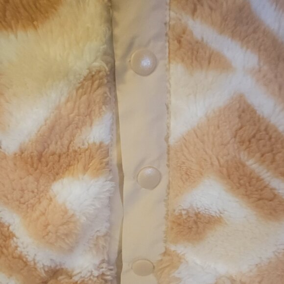 NWT Hurley Ladies' Snap Plush Pullover in Orange Medium - Picture 10 of 11